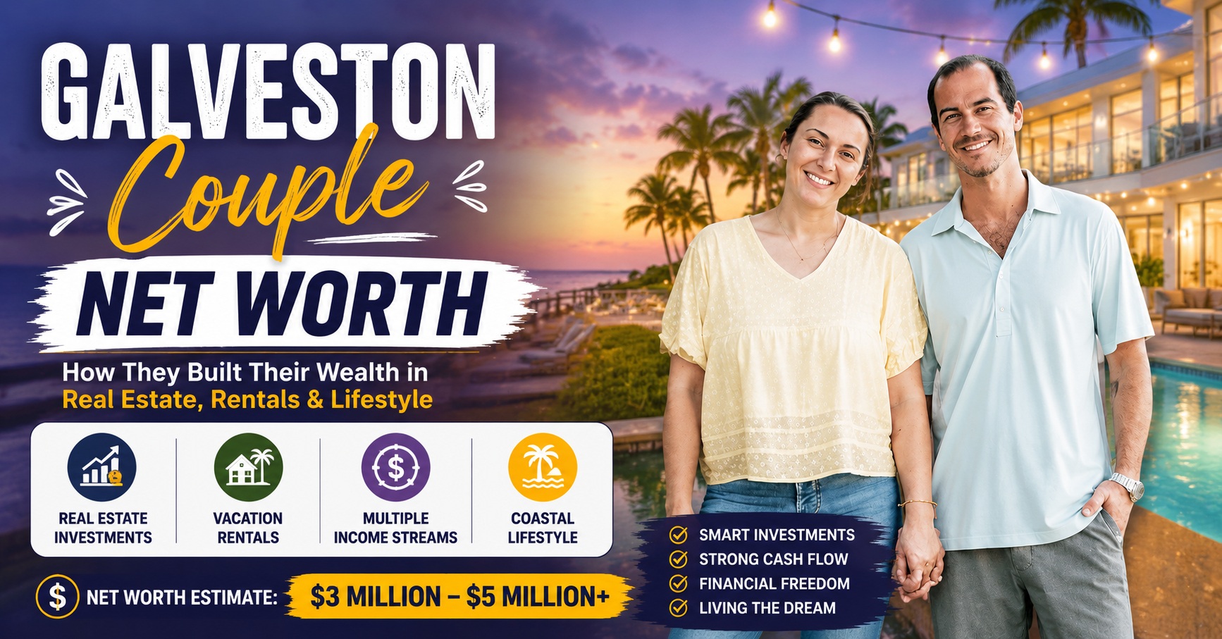 Galveston Couple Net Worth: Real Age, Net Worth, TV Career & Galveston Renovations 2026
