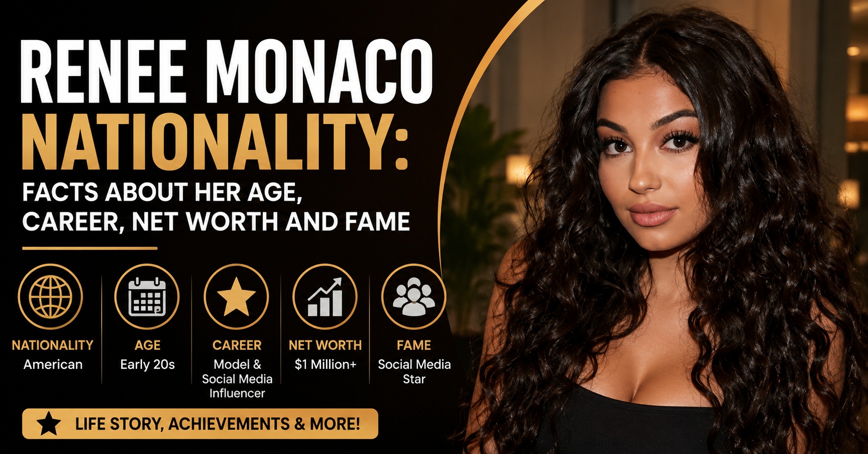 Renee Monaco Nationality: Powerful Facts About Her Age, Career, Net Worth and Fame 2026