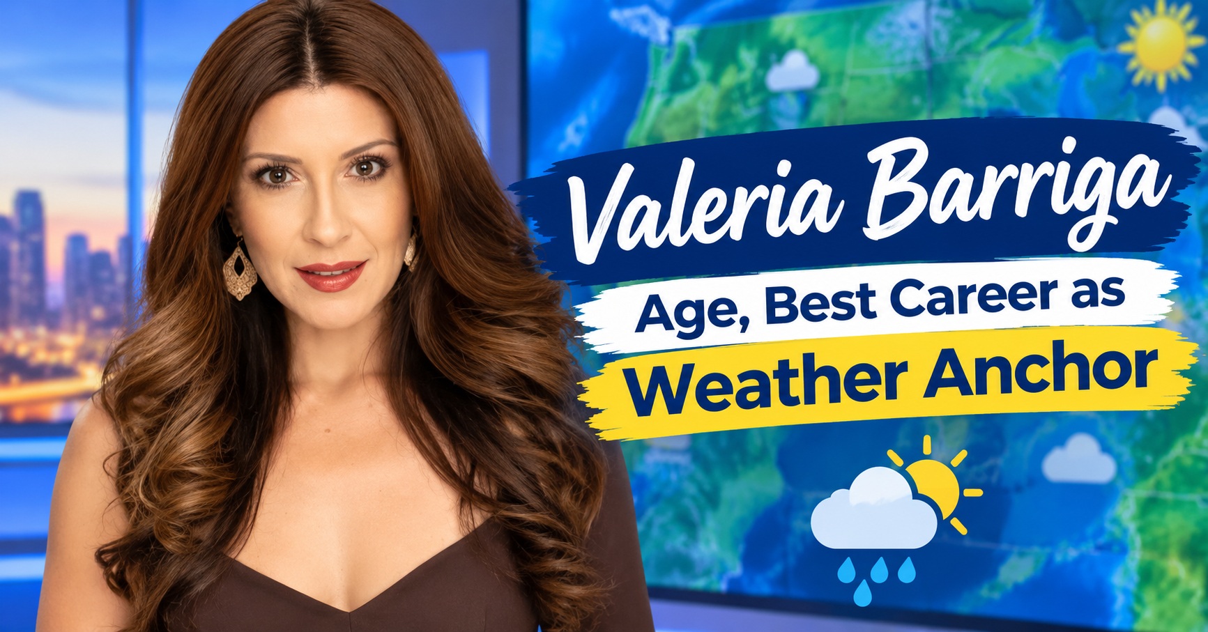 Valeria Barriga: Age, Best Career as Weather Anchor, Family & Net Worth 2026