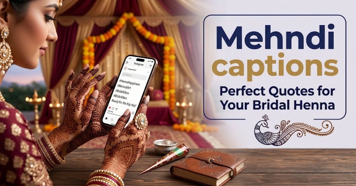 Mehndi Captions